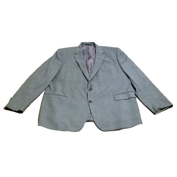 Ralph Lauren Blazer Men's 50L Gray Sports Coat Black Label 2 Button Wool Blend - Picture 1 of 6